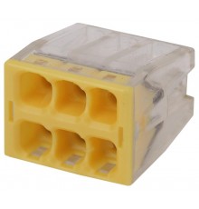Аксессуары для клемм NO-224-32 ЭРА Клемма СМК компактная серии 206, 6 отверстий, 0,5-2,5 мм2 (упак  Б0043950  ЭРА