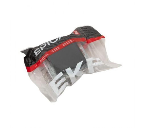 Механизм розетки, 16А, IP44, с заземлением, со шторками, c крышкой, чёрный Эпика EKF  UP1-SOB-111-44  EKF