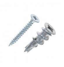 Анкер (дюбель) DRIVA METAL с шурупом (10 шт) - пакет Tech- Krep ( 0,07461 кг)  142472  Tech-KREP