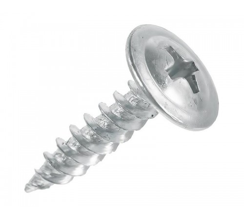 Саморез 4,2х38 с прессшайбой, острый, цинк (500 шт/уп)  PR08.3627  Промрукав