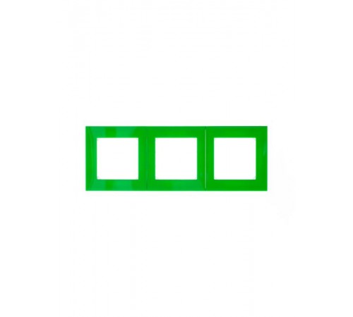 ABB Levit Зелёный / дымчатый чёрный Рамка 3-ая  3901H-A05030 67W  2CHH015030A6067  ABB