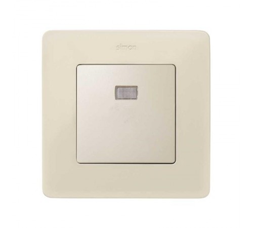 Simon 82 Клавиша для кнопочного выключателя с подсветкой под пиктограммы, S82, S82N, S82 Detail, слоновая кос  82013-31  Simon