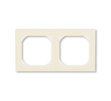 ABB Levit Слоновая кость / белый Рамка двойная 55х55 для механизмов BJE  3901H-A05520 17  2CHH015520A4017  ABB