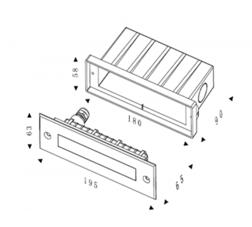 Светильник светодиодный архитектурный DECA LED 6 4000K  1100500060  Световые Технологии