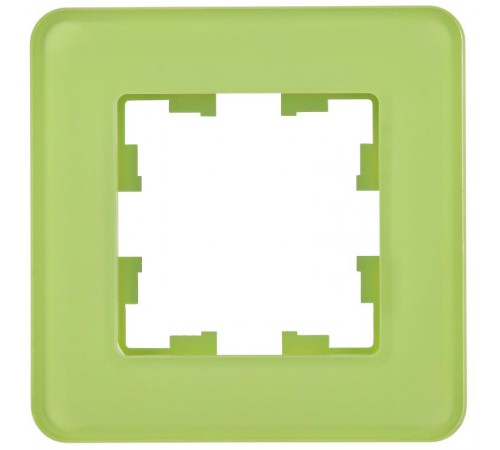 BRITE Рамка 1-ая РУ-1-2-Бр стекло эко грин RE  BR-M12-G-41-K06  IEK