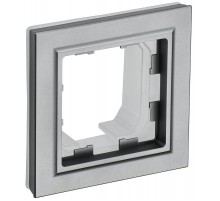 BRITE Рамка 1-ая IP44 РУ-1-БрС-44 сталь  BR-M12-44-K46  IEK