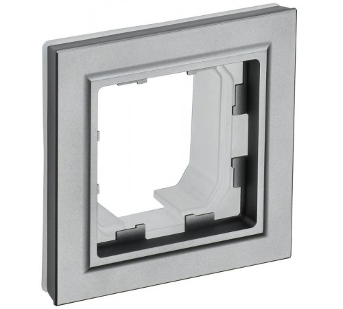 BRITE Рамка 1-ая IP44 РУ-1-БрС-44 сталь  BR-M12-44-K46  IEK