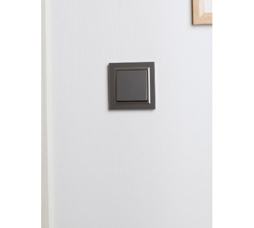 BRITE Рамка 1-ая IP44 РУ-1-БрС-44 сталь  BR-M12-44-K46  IEK