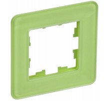 BRITE Рамка 1-ая РУ-1-2-Бр стекло эко грин RE  BR-M12-G-41-K06  IEK