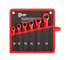 Набор диэлектрических накидных трещоточных ключей НИИ-29 серия ЭКСПЕРТ  92331  КВТ