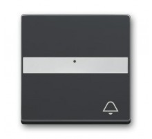 Клавиша для механизма 1-клавишного выключателя, поле для надписи, световод, ""ЗВОНОК"" Future/Axcent/Carat/Династия, антрацит"  2CKA001731A3998  A