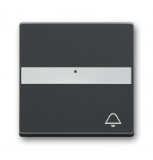 Клавиша для механизма 1-клавишного выключателя, поле для надписи, световод, ""ЗВОНОК"" Future/Axcent/Carat/Династия, антрацит"  2CKA001731A3998  A