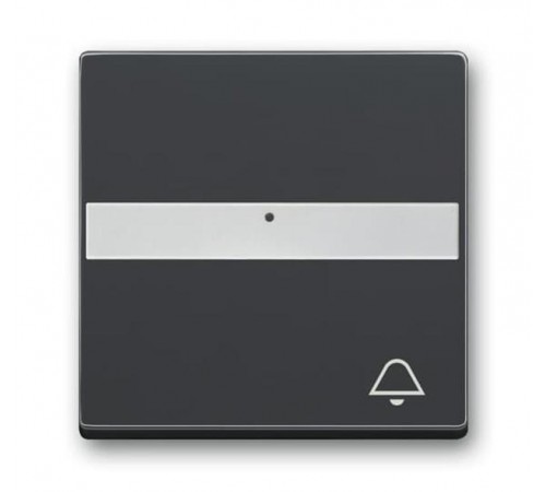 Клавиша для механизма 1-клавишного выключателя, поле для надписи, световод, ""ЗВОНОК"" Future/Axcent/Carat/Династия, антрацит"  2CKA001731A3998  A