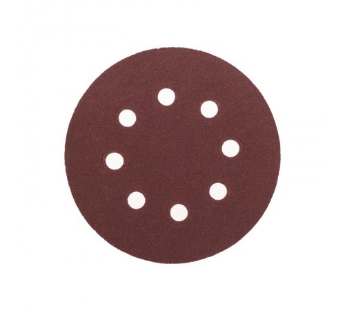 Диск абразивный на ворсовой основе, на липучке, перфорированный, P180, 125мм, 10 шт.  KR-91-1169  Kranz