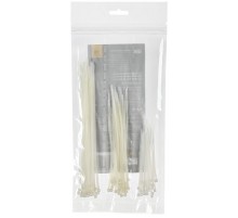 Набор хомутов 2,5х100; 2,5х150; 2,5х200 бел. (75шт/упак)  UNH35-N01-075  IEK