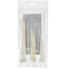 Набор хомутов 2,5х100; 2,5х150; 2,5х200 бел. (75шт/упак)  UNH35-N01-075  IEK