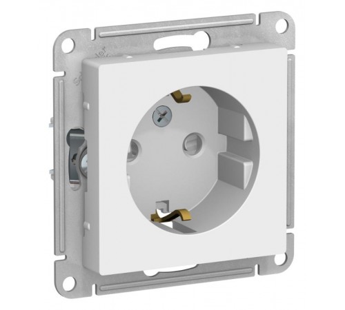 AtlasDesign Лотос Розетка с заземлением со шторками, 16А, механизм  ATN001345  SE