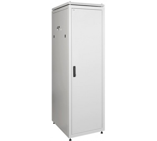 Шкаф сетевой 19" LINEA N 18U 600х600 мм металлическая передняя дверь серый  LN35-18U66-M  ITK