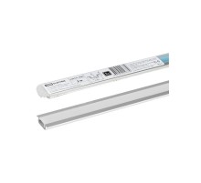 Алюминиевый профиль встраиваемый 2206 (2 м), матовый рассеиватель, 2 заглушки  SQ0331-0482  TDM