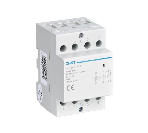 Контактор модульный NCH8-63/22 63A 2НЗ+2НО AC220/230В, 50Гц (R)  256219  CHINT