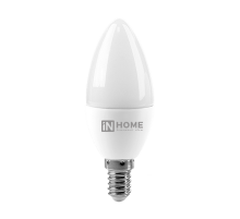 Лампа светодиодная LED-СВЕЧА-VC 8Вт 230В Е14 4000К 720Лм  4690612020433  IN HOME