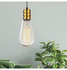 Светильник накладной подсветка PL13 E27 - 3 GB , цоколь Е27, провод 1 м, цвет медь (60/360)  Б0048524  ЭРА