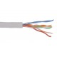 Кабель связи витая пара F/UTP, кат.5E 4x2х24AWG solid, PVC, 305м, серый  LC1-C5E04-311  ITK