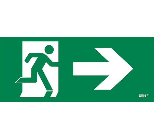 Этикетка самокл. 330х140мм "Фигура/стр. вправо"  LPC10-1-33-14-FNAPR  IEK