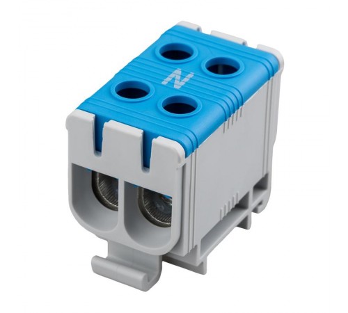 Клемма вводная силовая КВС 6-50мм 2-рядная синяя распределительная  11-2113  REXANT