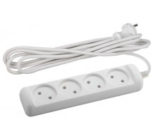 Удлинитель 4 гнезда 5м U-4-5m б/з U-4-5m ПВС  Б0028363  ЭРА