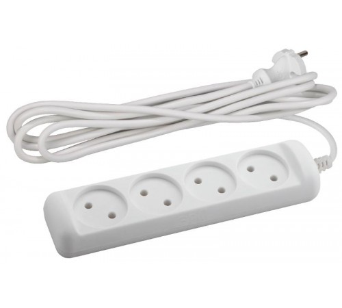 Удлинитель 4 гнезда 5м U-4-5m б/з U-4-5m ПВС  Б0028363  ЭРА