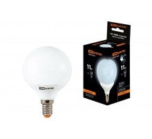 Лампа энергосберегающая КЛЛ 11Вт E14 840 шарообразная G55  SQ0323-0160  TDM