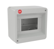 Щиток настенный, ral 7035, без крышки, 6мод. (ВхШхГ) 140х135х90 IP20  82006  DKC