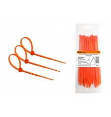 Хомут нейлоновый 2.5х150мм (оранжевый) (25 штук)  SQ0515-0366  TDM