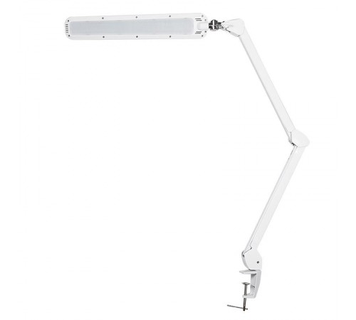 Настольная бестеневая лампа на струбцине , 90 LED, сенсорный регулятор яркости, белая  31-0408  REXANT