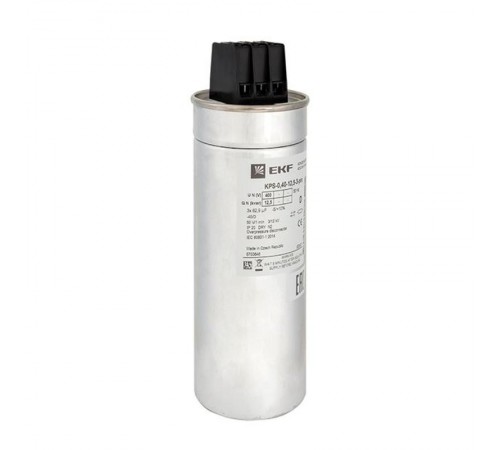 Конденсатор косинусный КПС-0,4-12,5-3 EKF PRO   kps-0,4-12,5-3-pro   EKF
