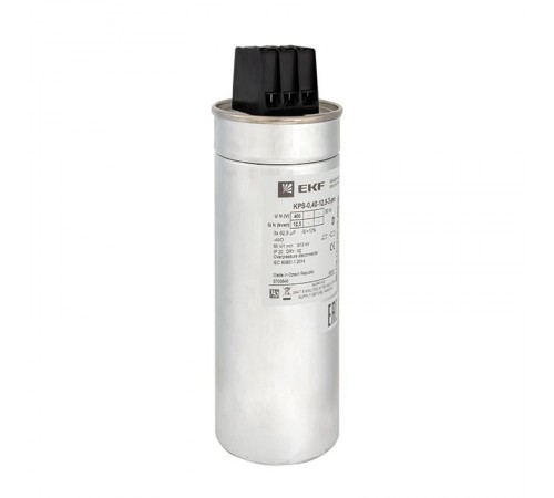 Конденсатор косинусный КПС-0,4-12,5-3 EKF PRO   kps-0,4-12,5-3-pro   EKF