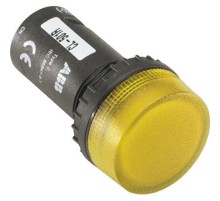 Лампа CL-502Y желтая со встроенным светодиодом 24В AC/DC  1SFA619402R5023  ABB