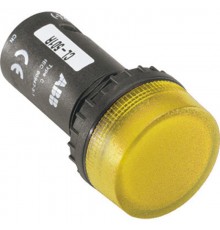 Лампа CL-502Y желтая со встроенным светодиодом 24В AC/DC  1SFA619402R5023  ABB