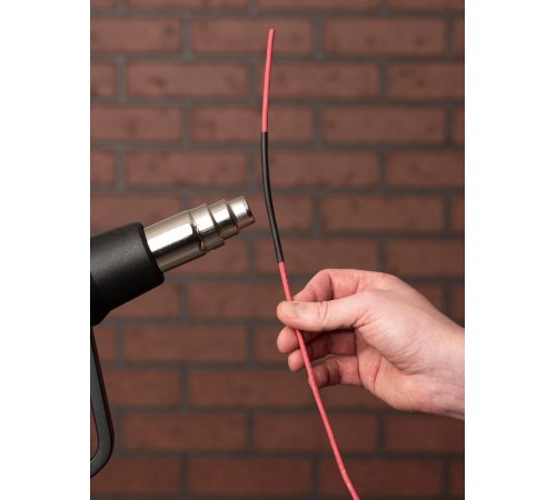 Термоусаживаемая трубка ТУТ нг 3/1.5 черная в отрезках по 1м PROxima  tut-3-b-1m  EKF