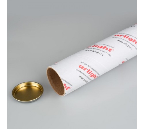 Тубус картонный ARL-55х3х2050 (с крышкой)  021959  Arlight