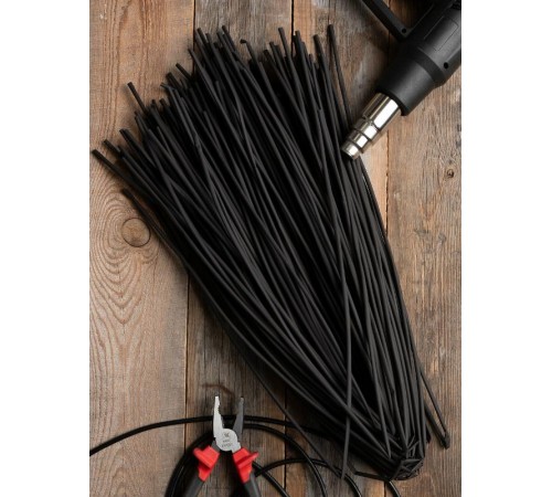 Термоусаживаемая трубка ТУТ нг 3/1.5 черная в отрезках по 1м PROxima  tut-3-b-1m  EKF