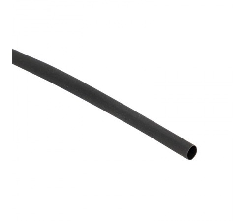 Термоусаживаемая трубка ТУТ нг 5/2.5 черная в отрезках по 1м PROxima  tut-5-b-1m  EKF