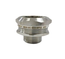 Муфта вводная с наружной резьбой МВН-НС-М32-МР32 IP67  zeta45055  ГОФРОМАТИК