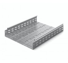Металлический лоток перфорированный 400х80х3000, толщ. 1,0 мм, гор. цинк, 314480  ЛПМЗТ-400х80х3000-1,0-ГЦ   Ostec