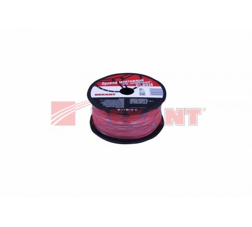Провод ПГВА REXANT 1х0.50 мм, красный, бухта 100 м 01-6514  REXANT