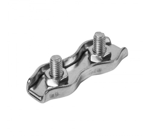 Зажим для троса Duplex 3 мм (2 шт) - ярлык ( 0,03 кг)  108072  Tech-KREP