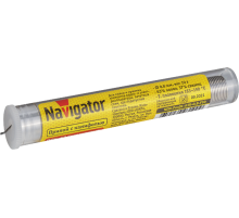Припой   93 100 NEM-Pos01-63K-0.8-F10 (ПОС-63, колба, 0.8 мм, 10 гр)  93100  Navigator