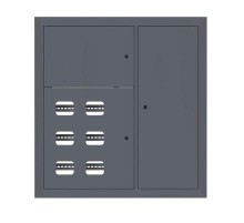 Щит этажный 6 кв. RAL7024 (1000х950х150)  PROxima mb29-v-6-ral7024 EKF