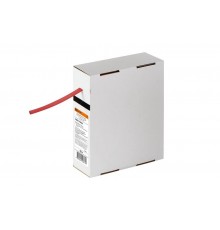 Термоусаживаемая трубка ТУТнг 6/3 красная в коробке (10 м/упак)   SQ0518-0409  TDM